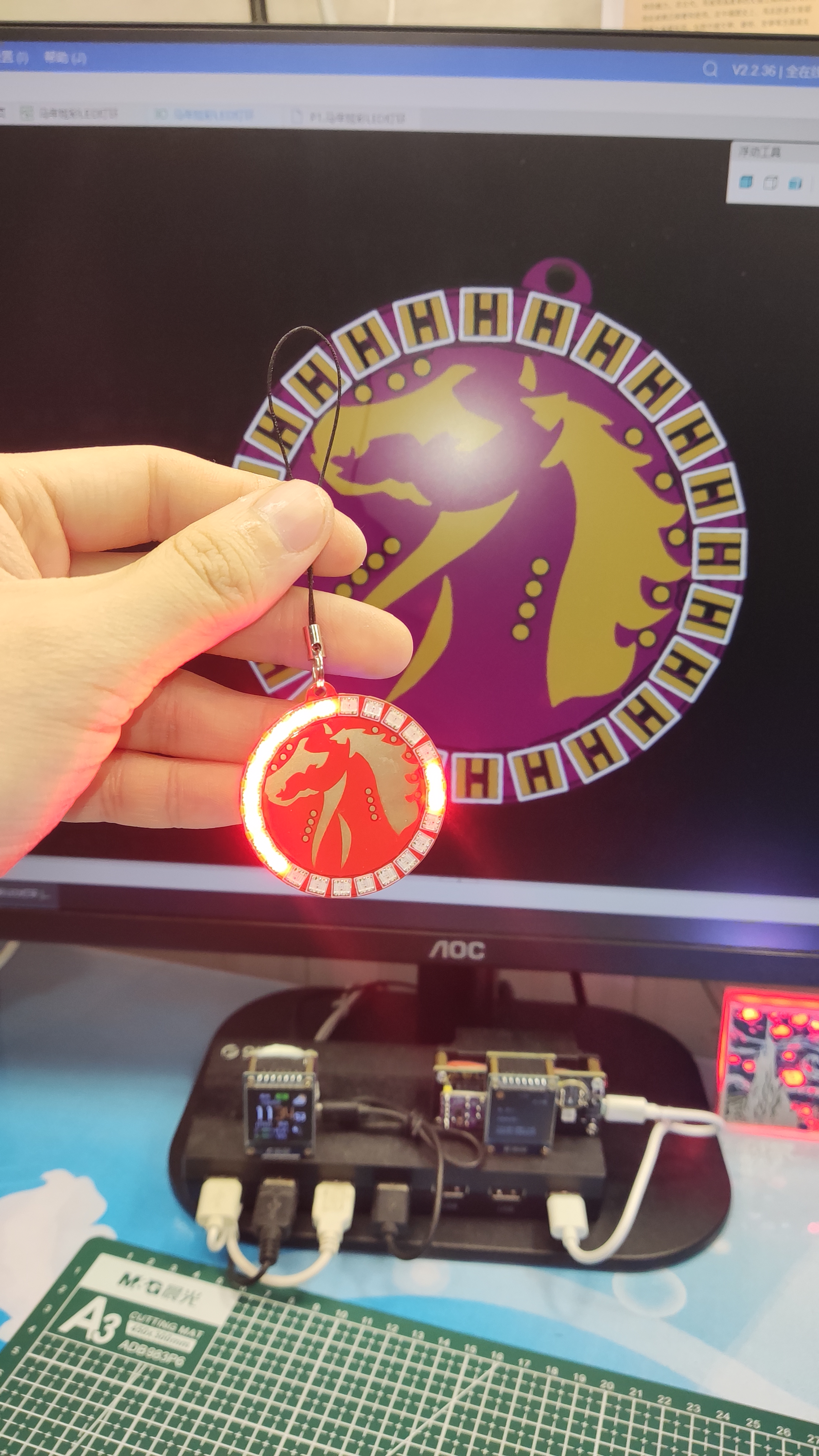 马年炫彩LED灯环 详情图 9