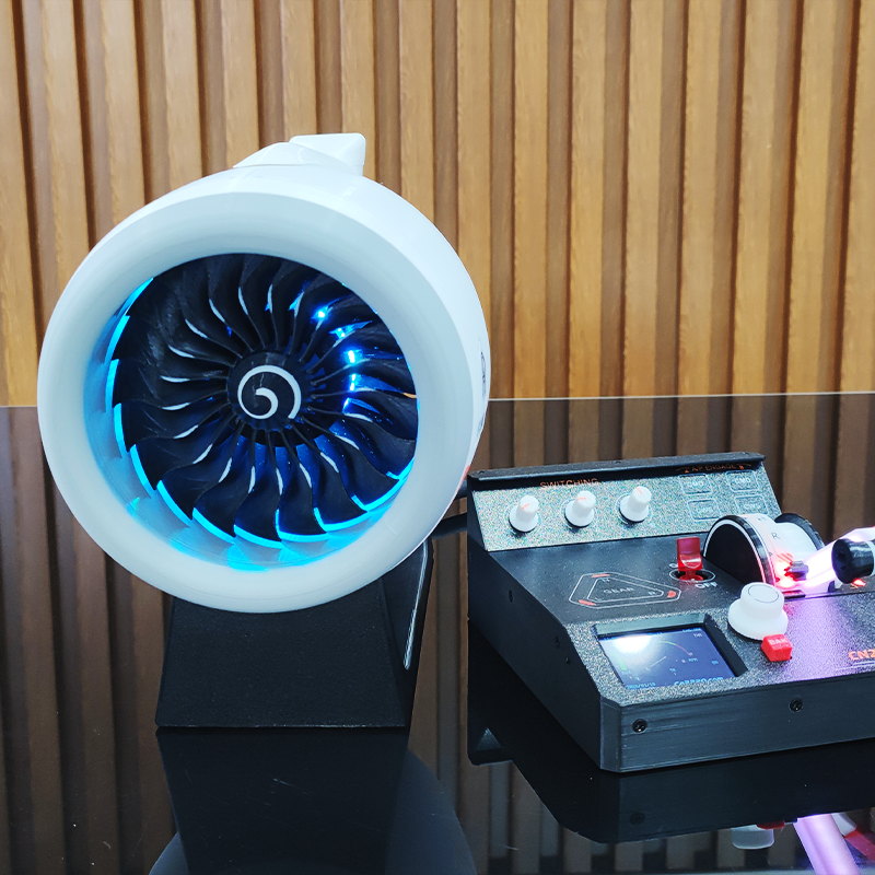 套件-3D打印 带反推功能大涵道涡扇飞机引擎 罗罗 Trent-1000 飞机发动机 模型 详情图 6