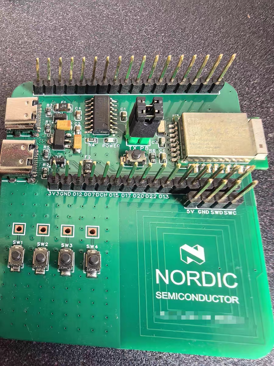 E73 nRF52840蓝牙开发板 BLE5.0 2.4G模块 双Type-C 四按键 SWD 原装Nordic 产品图 2/3