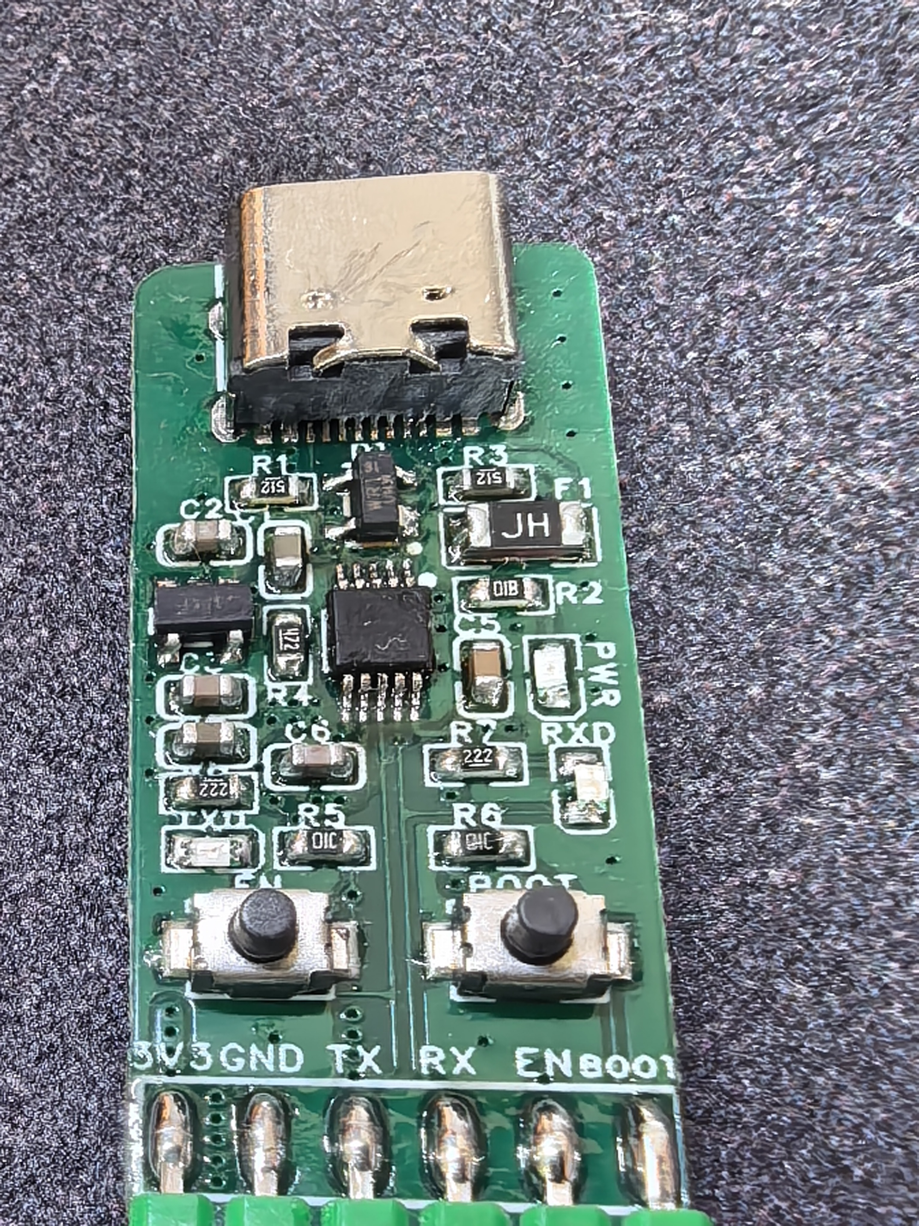 CH340X USB转串口下载器 ESP32自动下载 一键EN/BOOT Type-C WCH原装 产品图 2/3